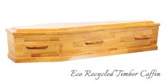 Eco Recycled Timber Coffin