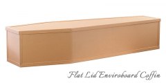 Flat Lid Enviroboard Coffin