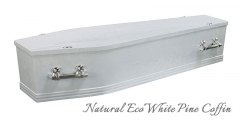 Natural Eco White Pine Coffin